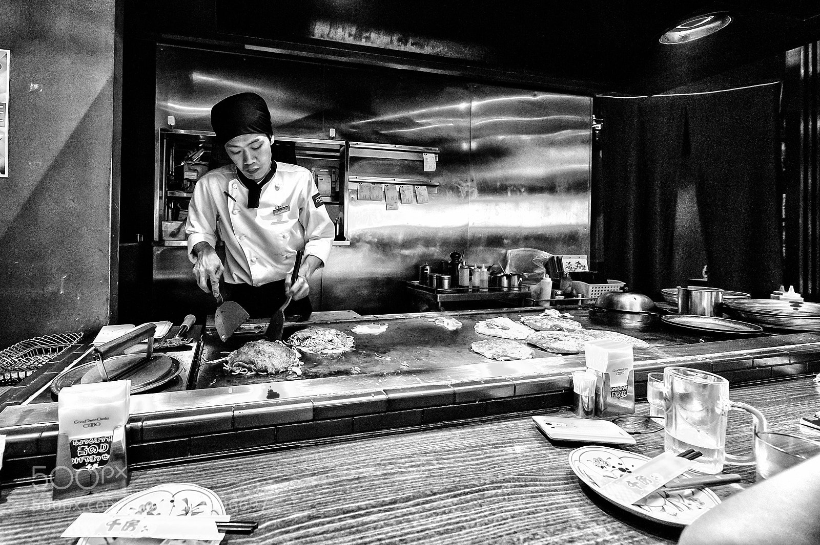 Nikon D700 sample photo. Chef in osaka photography