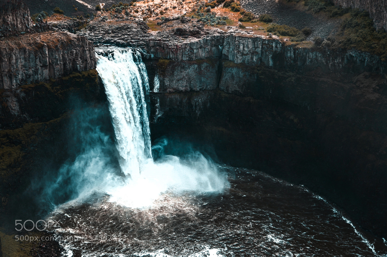 Canon EOS 5D Mark II sample photo. Palouse falls photography