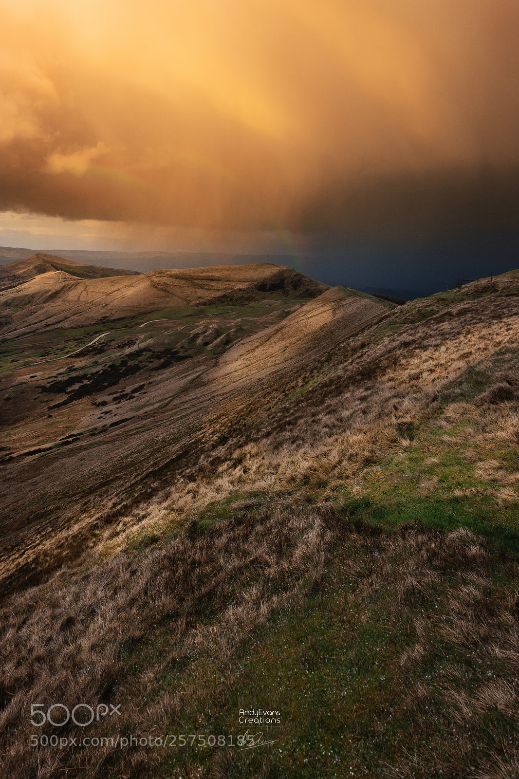 Sony a7 sample photo. Mam tor showers photography