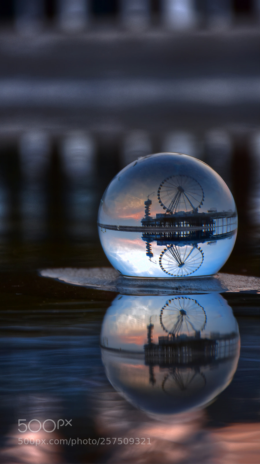 Nikon D7200 sample photo. Scheveningen glass ball  photography