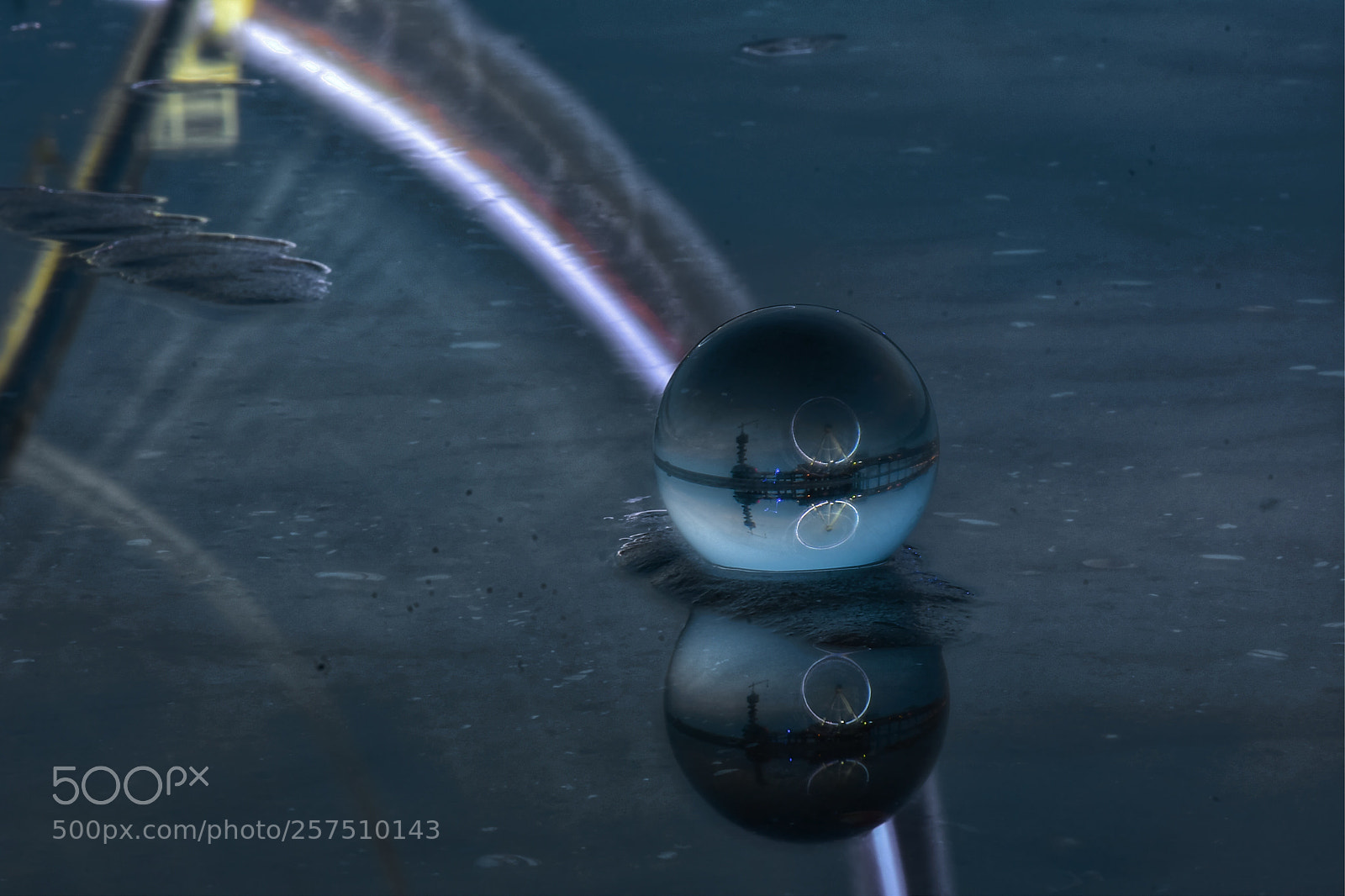Nikon D7200 sample photo. Glass ball  photography