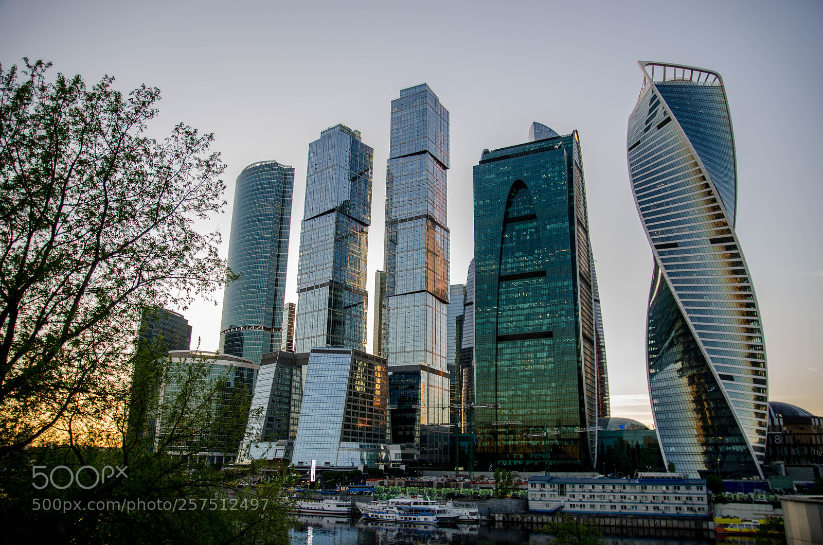 Nikon D5100 sample photo. International bc "moscow city" photography