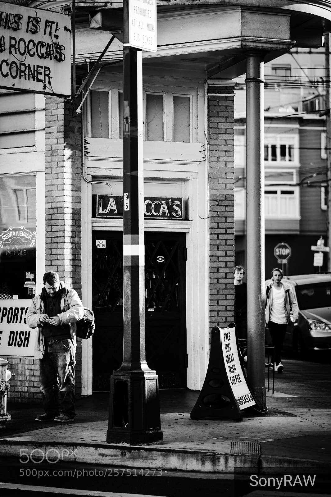 Sony a6500 sample photo. Waiting at the street photography