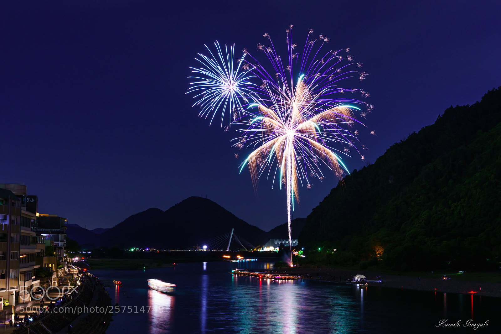 Sony SLT-A99V sample photo. Fireworks of nagara river photography