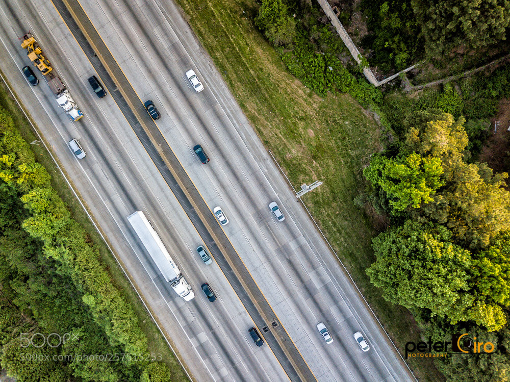DJI FC220 sample photo. Interstate 285 in smyrna photography