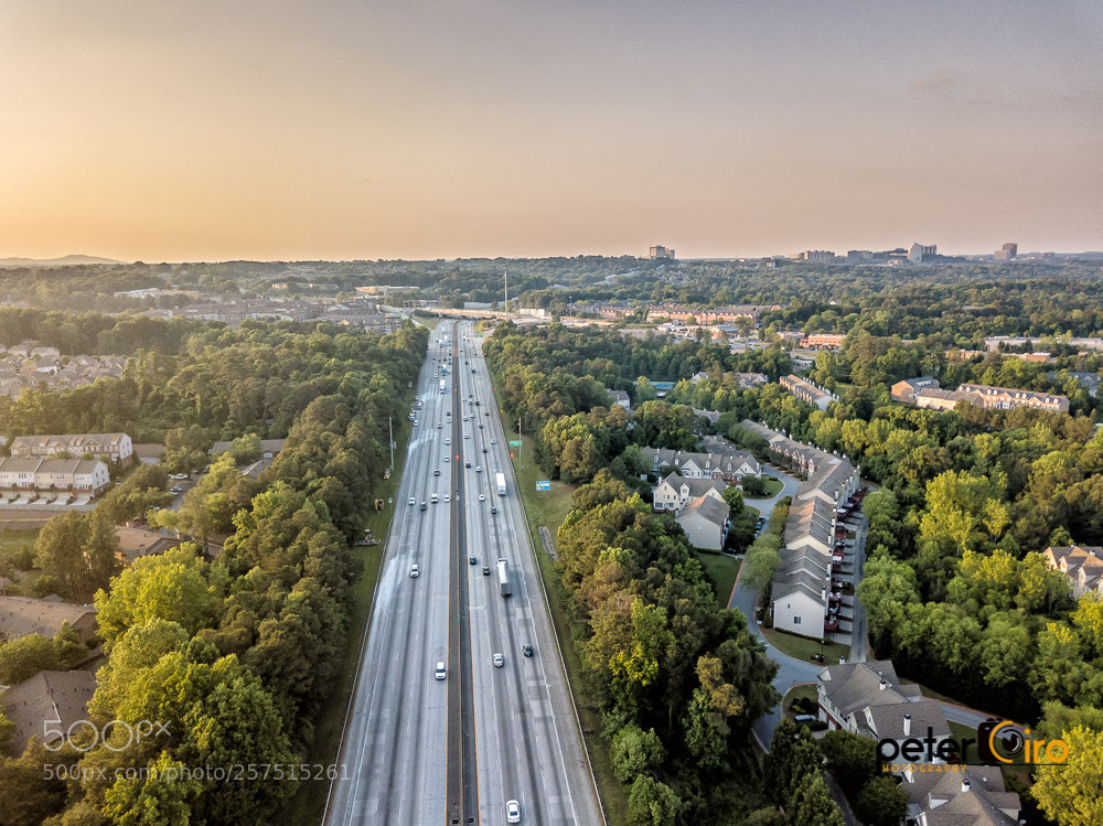 DJI FC220 sample photo. Interstate 285 looking north photography