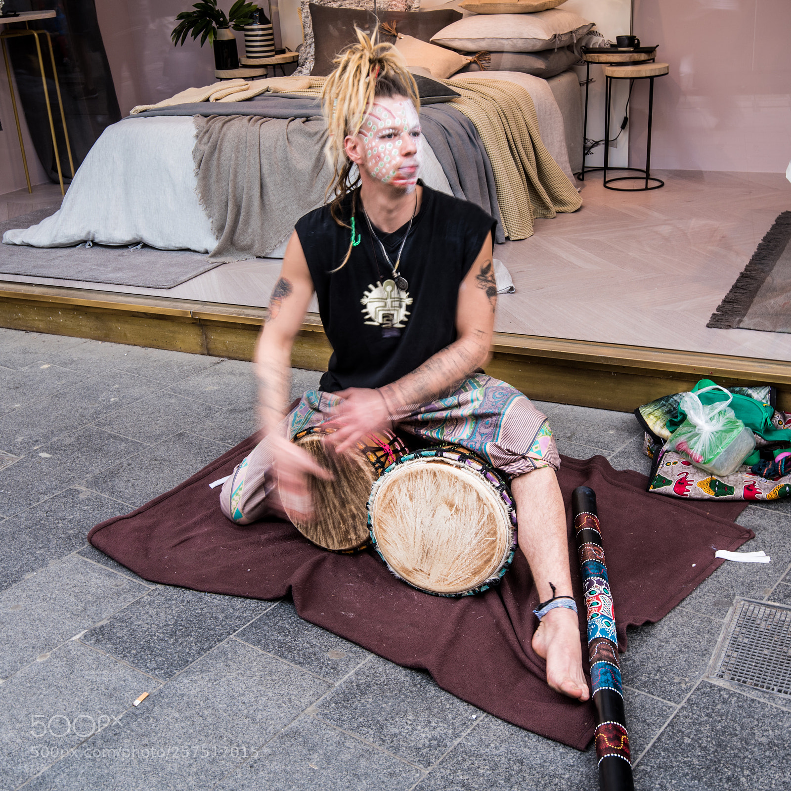 Nikon D750 sample photo. Man on percussion photography
