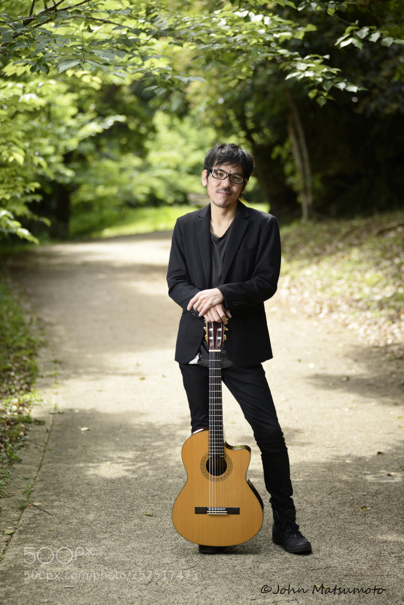 Nikon D610 sample photo. Guitarist photography