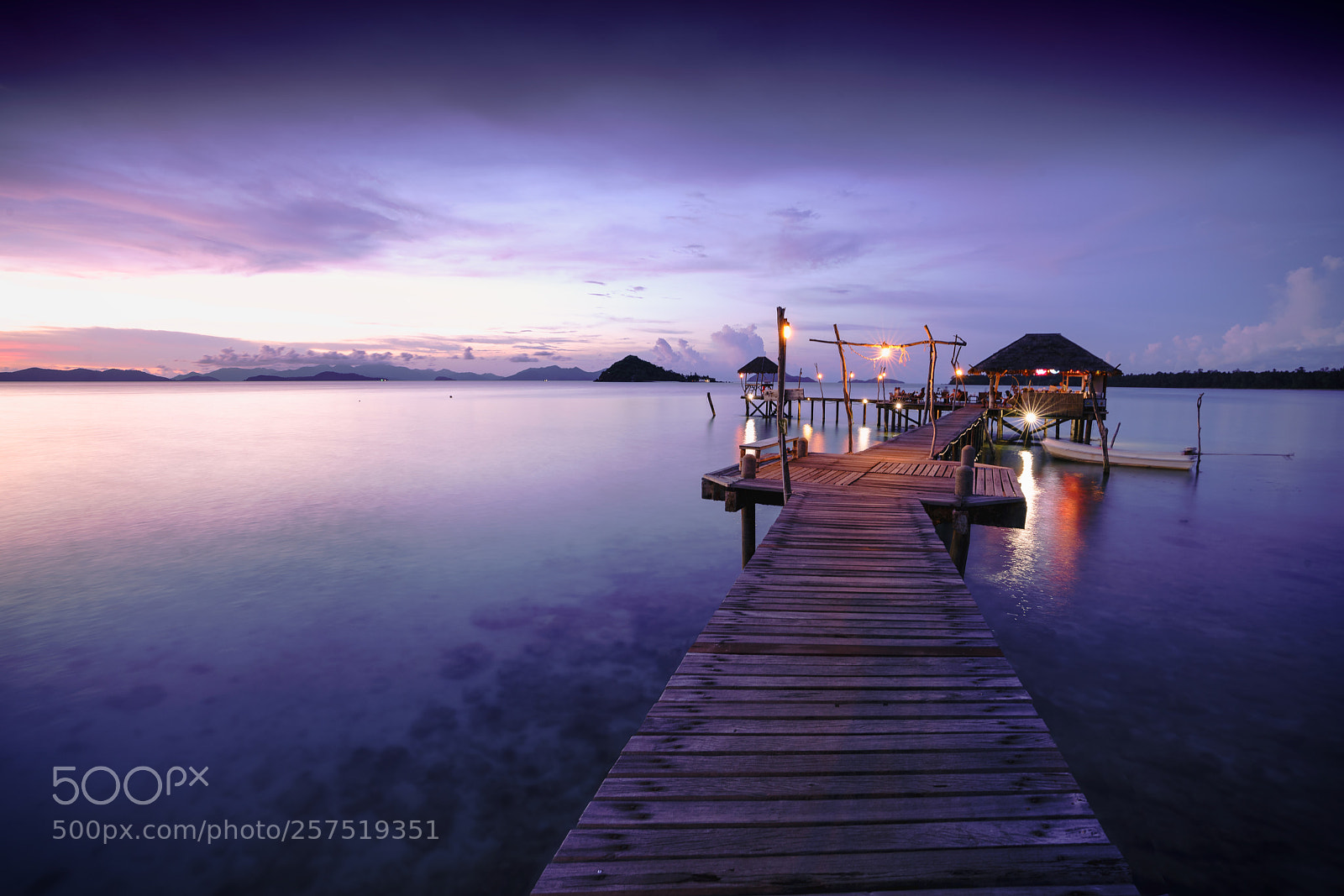 Sony a7R III sample photo. Wooden bridge at dusk photography