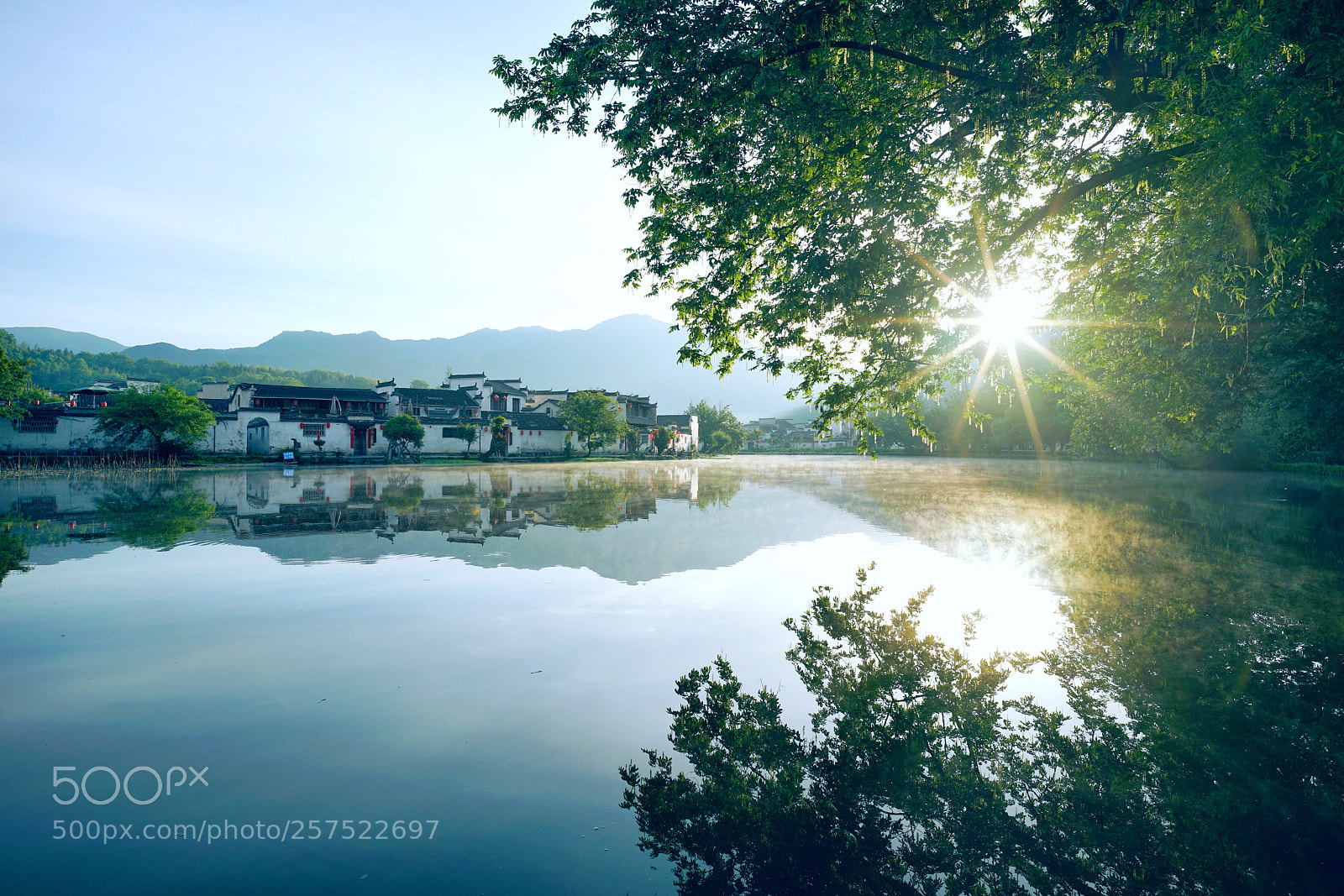 Sony a7R II sample photo. Sunrise in hong village photography