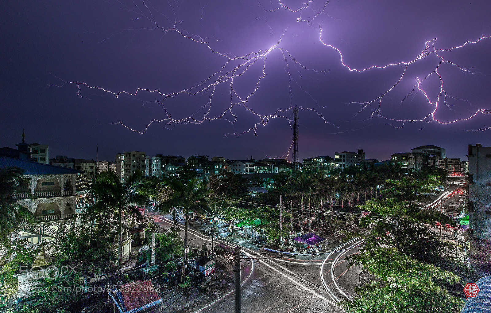 Canon EOS 6D sample photo. When the thunder strike photography