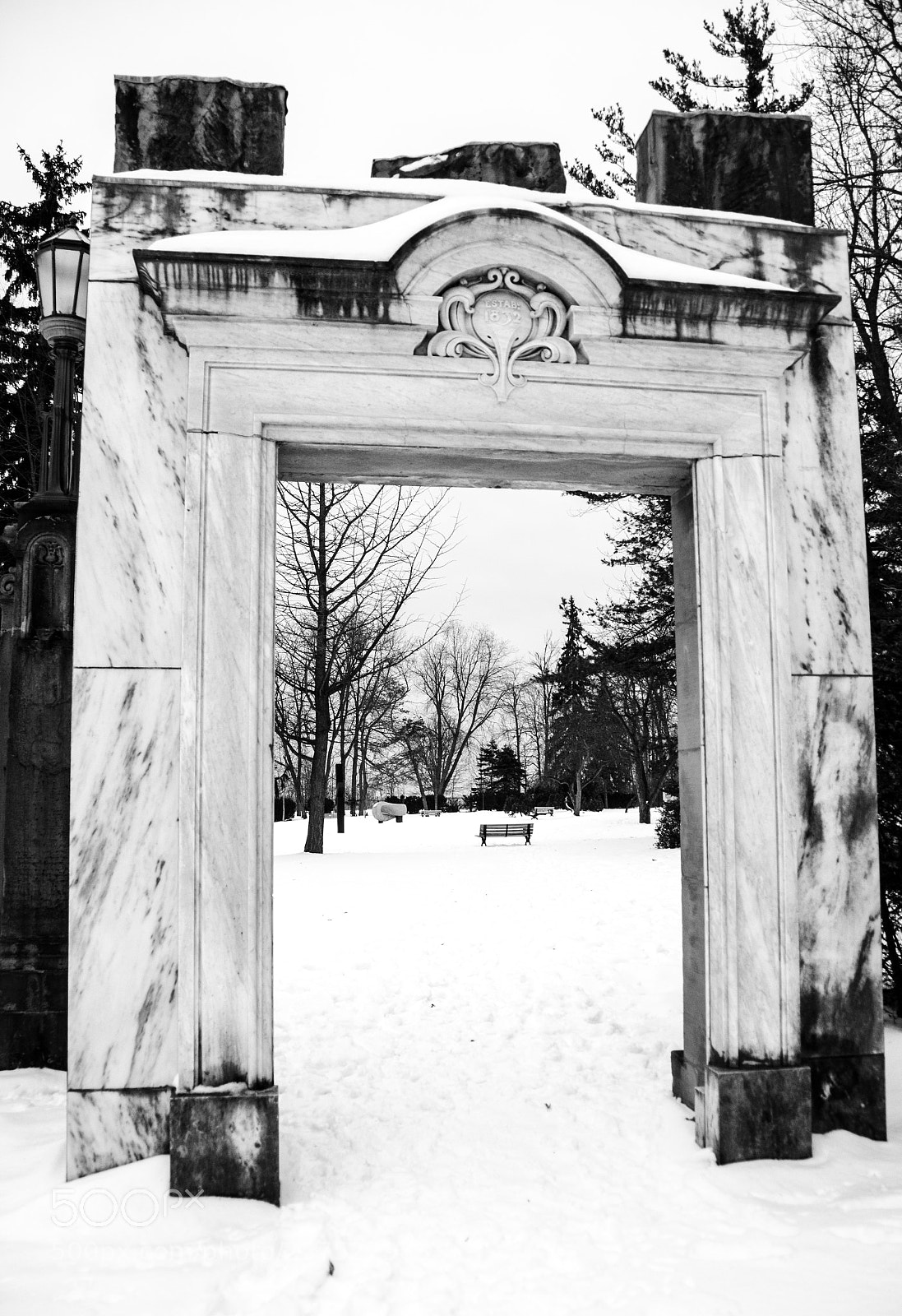 Nikon D7000 sample photo. Chair in winter photography