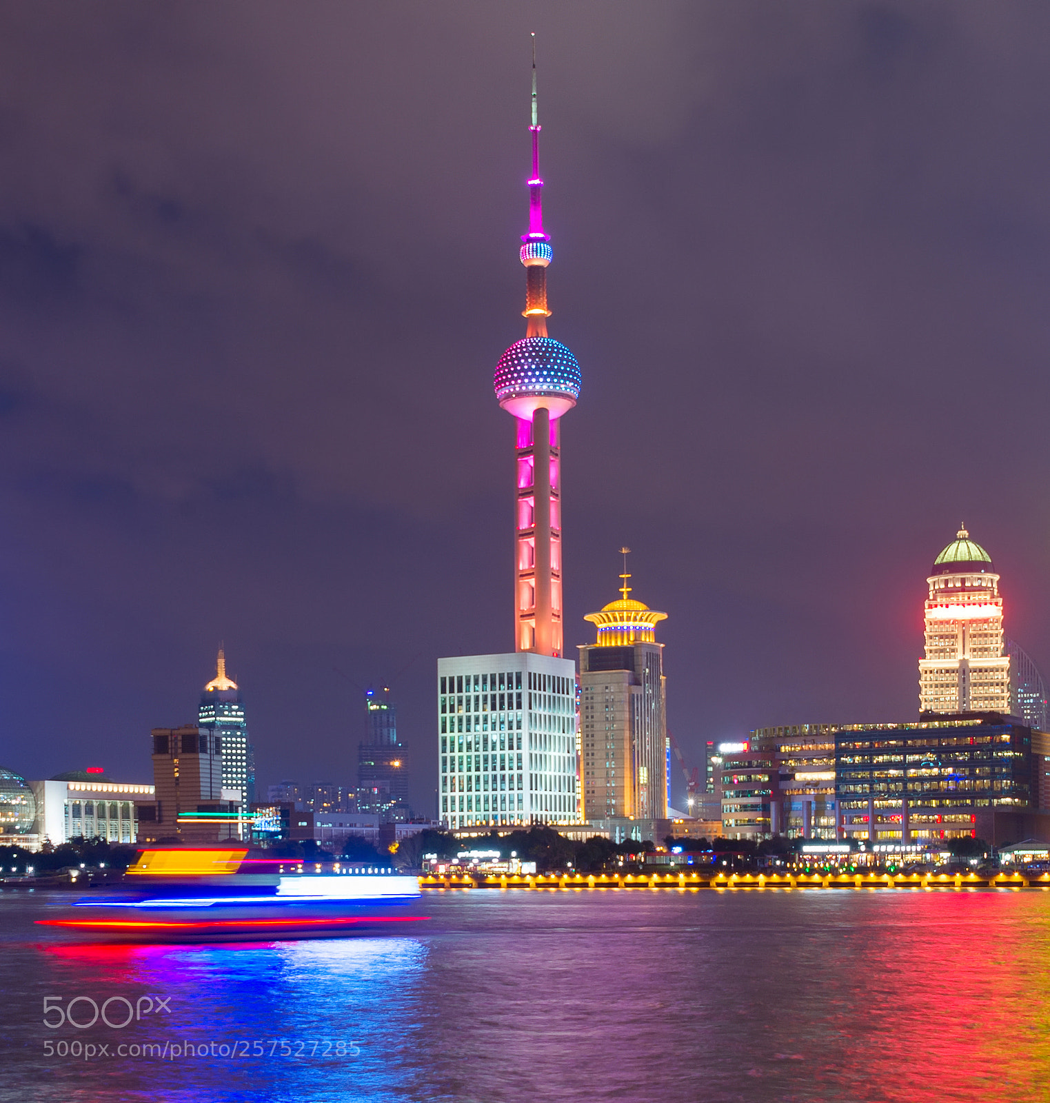 Nikon Df sample photo. Night view of shanghai photography