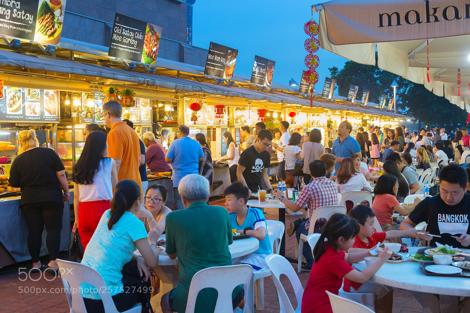 Nikon Df sample photo. People at food court photography