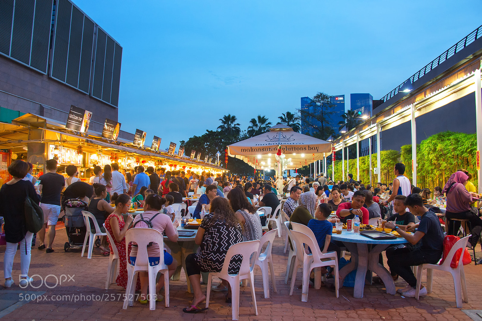Nikon Df sample photo. People street food court photography