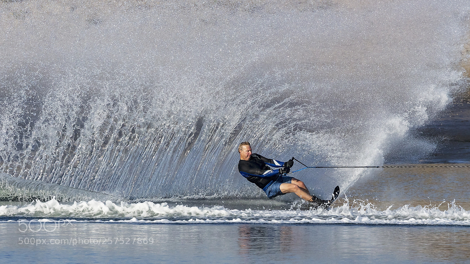 Canon EOS 5DS sample photo. Water skiing mission bay photography