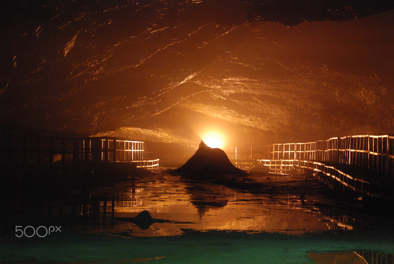 Nikon D80 sample photo. Scarisoara glacier cave photography