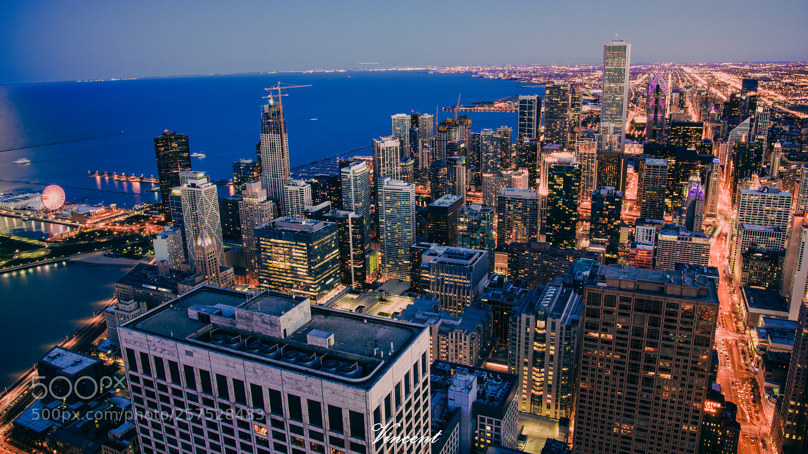 Nikon D750 sample photo. Chicago night photography
