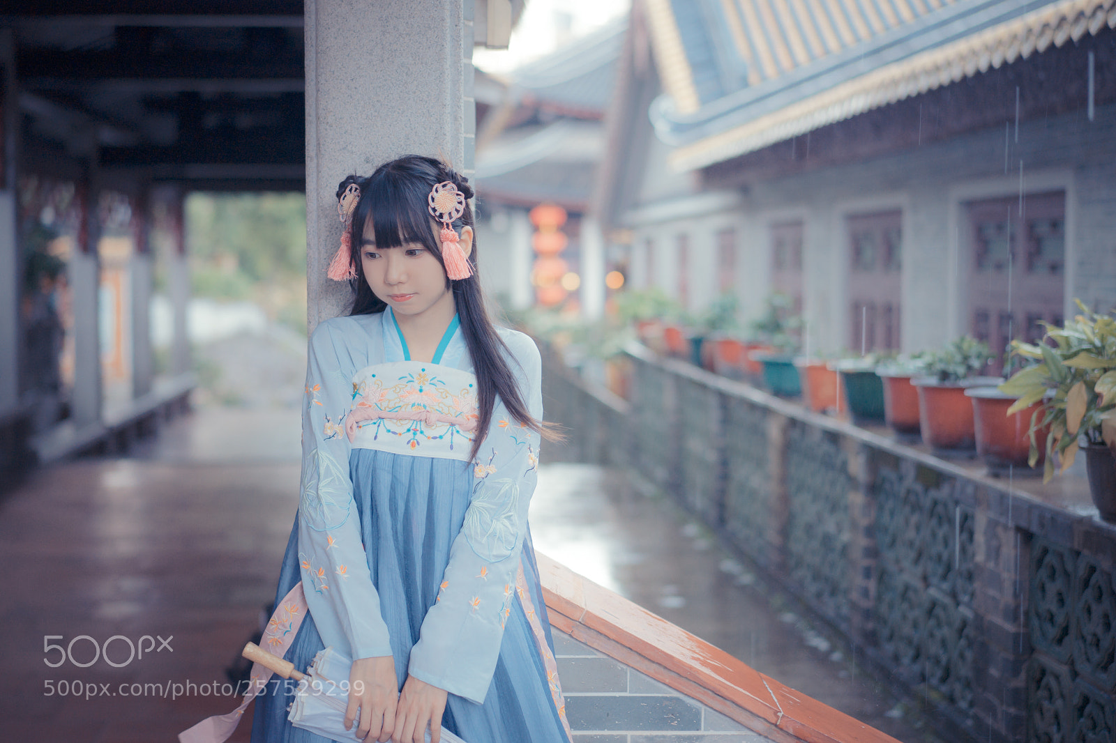Sony a7 II sample photo. Cute hanfu photography
