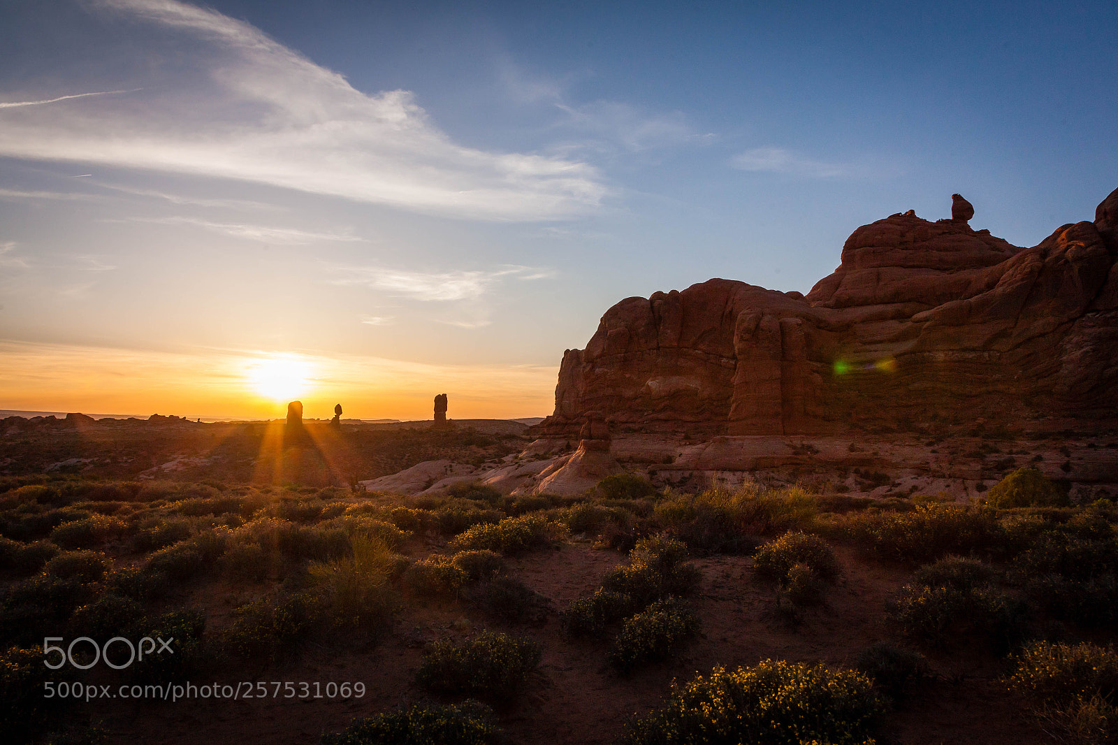 Canon EOS 5D Mark II sample photo. Moab sunset photography