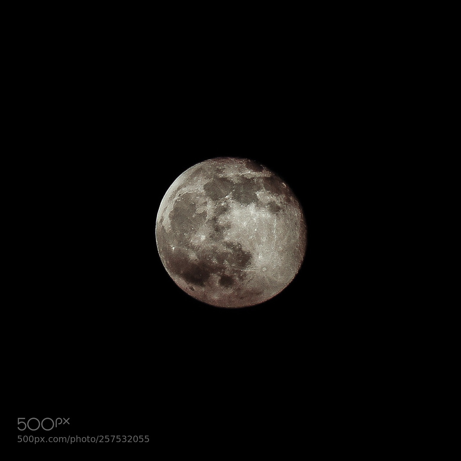 Sony SLT-A55 (SLT-A55V) sample photo. Full moon photography