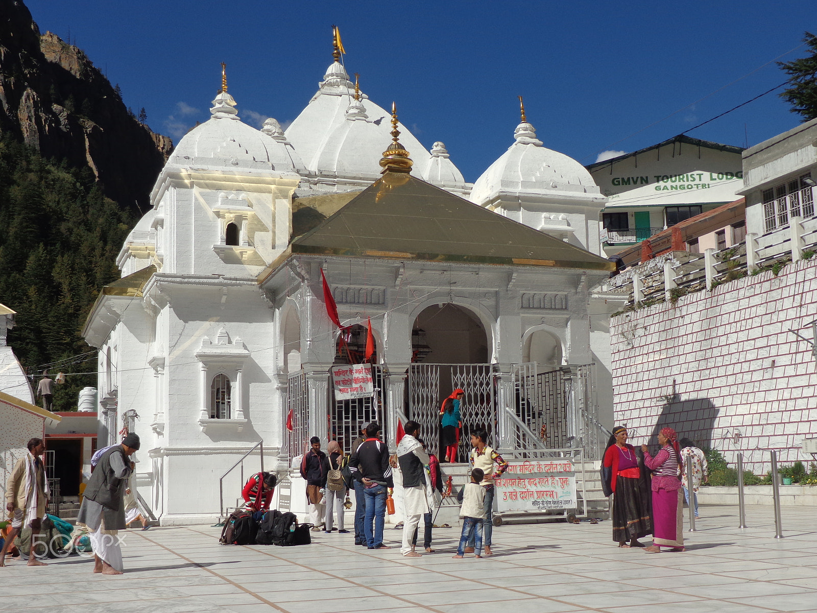 Sony Cyber-shot DSC-H90 sample photo. Gangotri temple photography