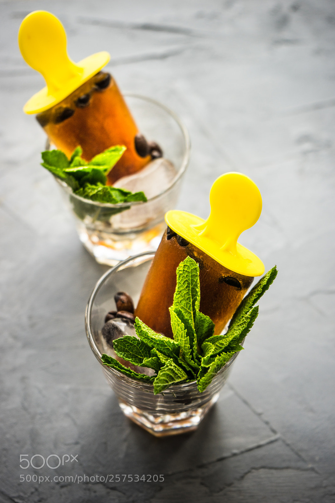 Sony a7 sample photo. Coffee lollypops with mint photography