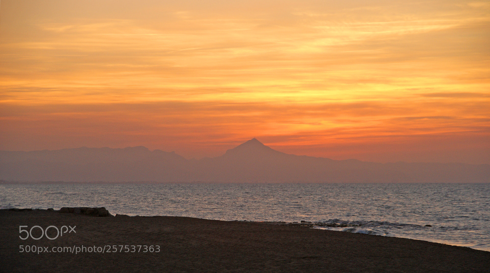 Sony Alpha DSLR-A300 sample photo. Denia sunset photography