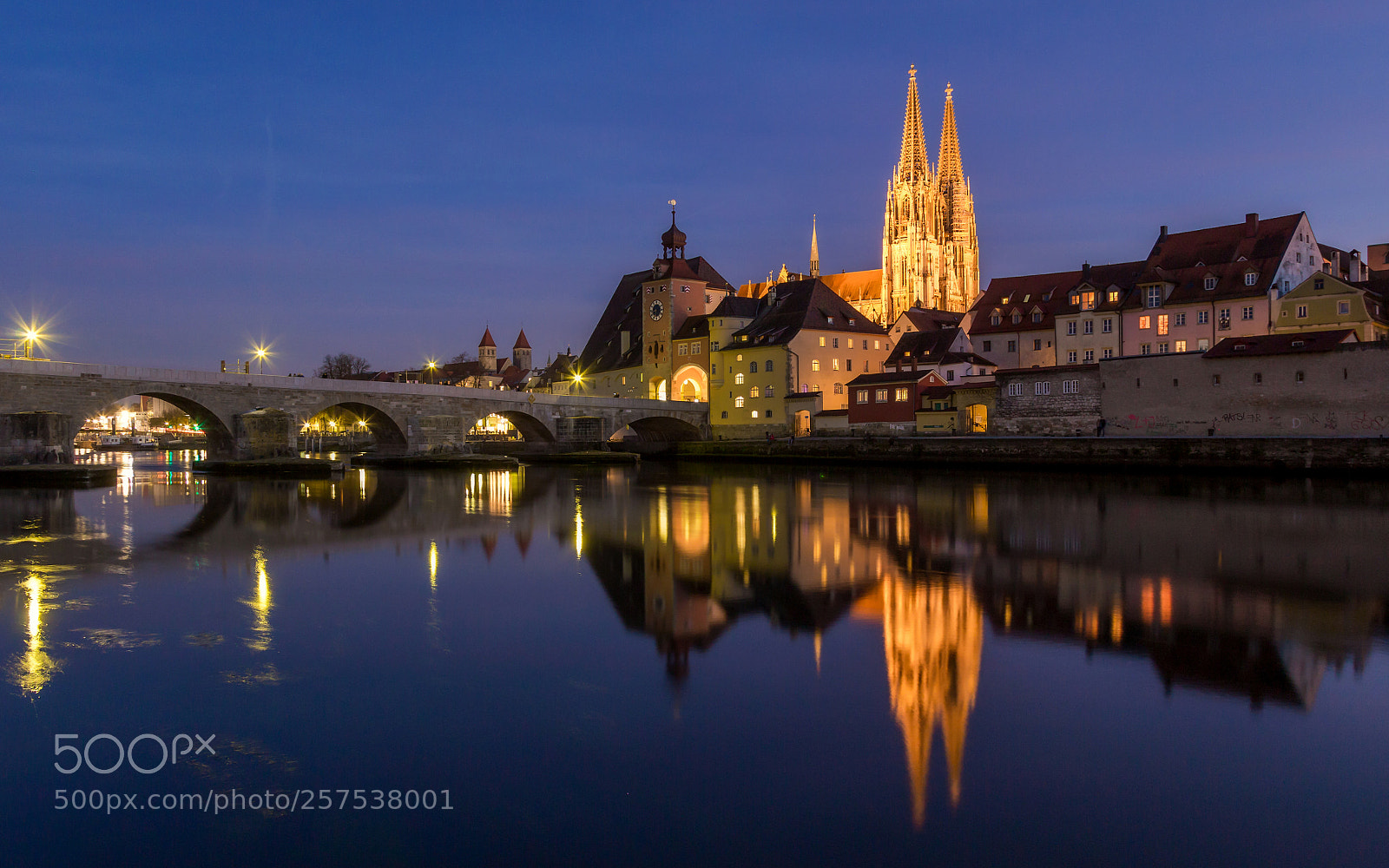 Canon EOS 6D sample photo. Regensburg during the blue photography