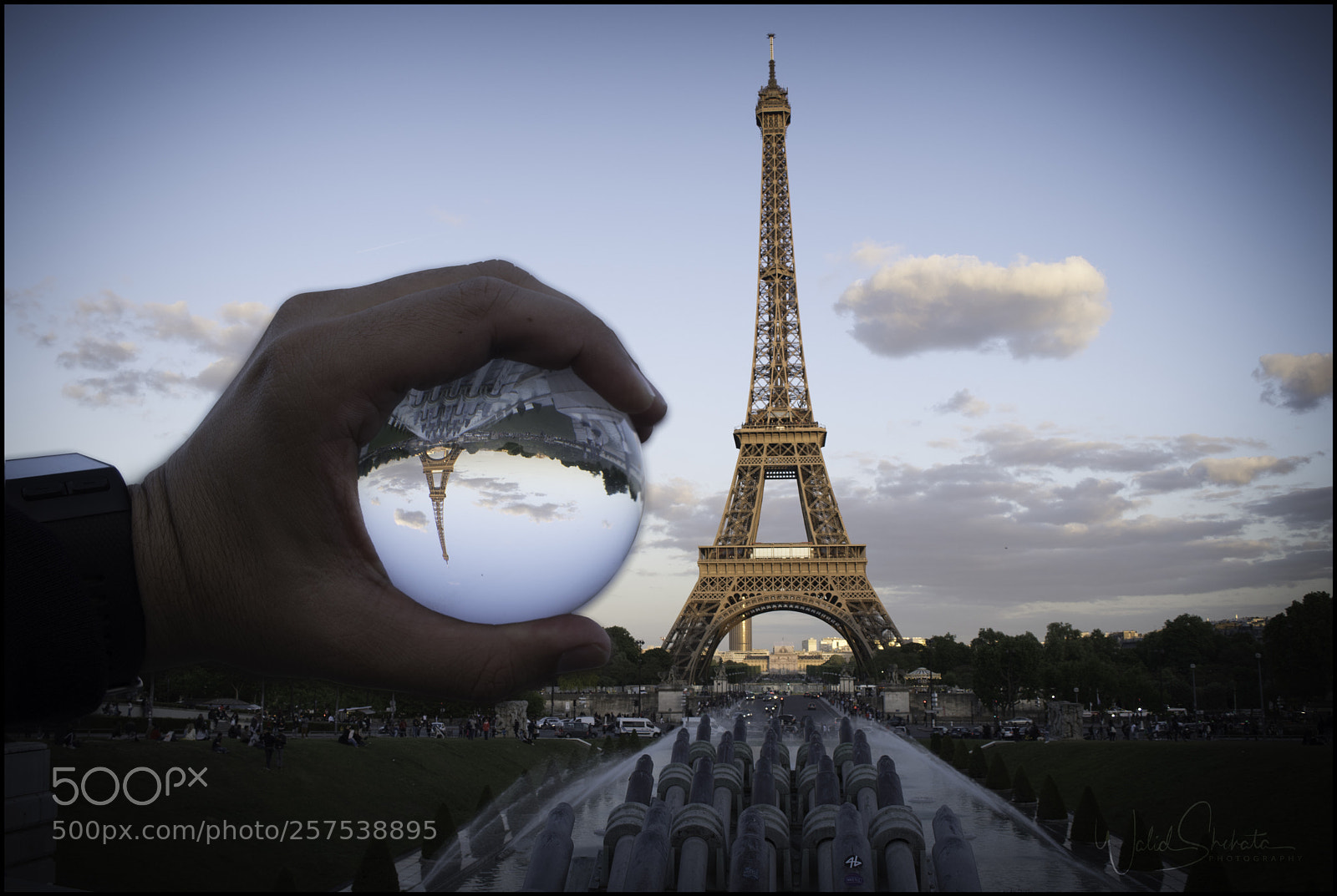 Nikon D5500 sample photo. Paris through my glassball photography