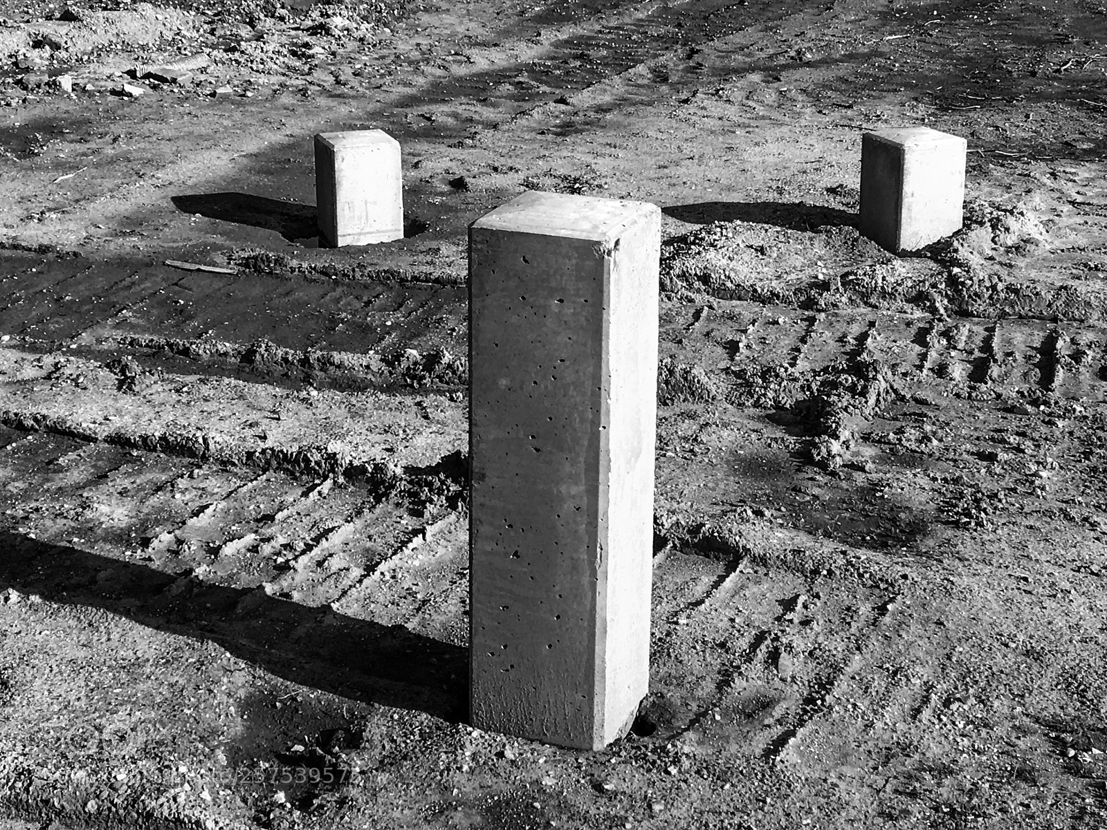 Apple iPhone 6s sample photo. Concrete in soil photography