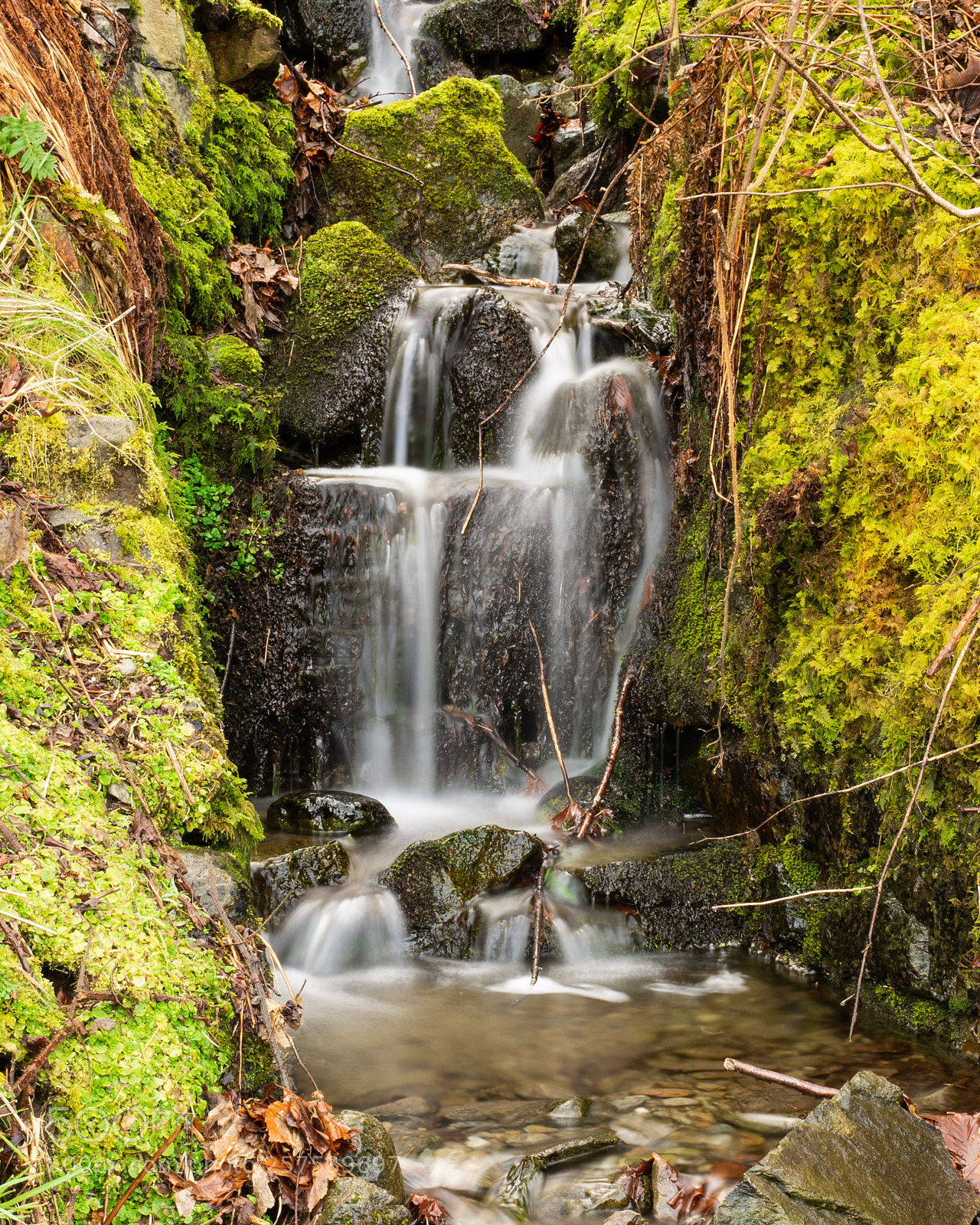 Panasonic Lumix DMC-GX7 sample photo. Little waterfall photography