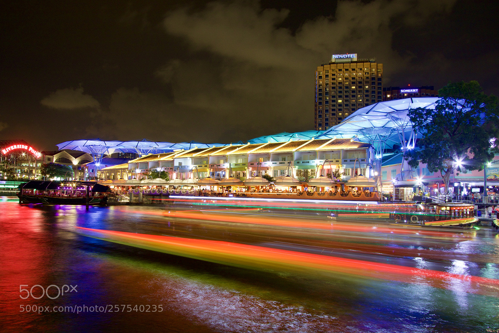 Canon EOS 7D Mark II sample photo. Clarke quay night view photography