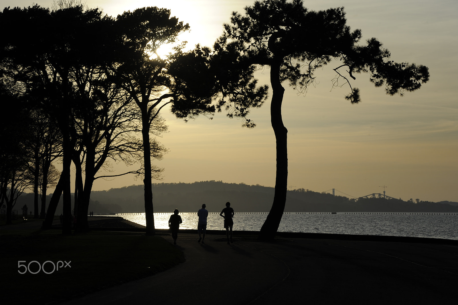 Nikon D700 sample photo. Running along the forth_dsc0028 - archive photography
