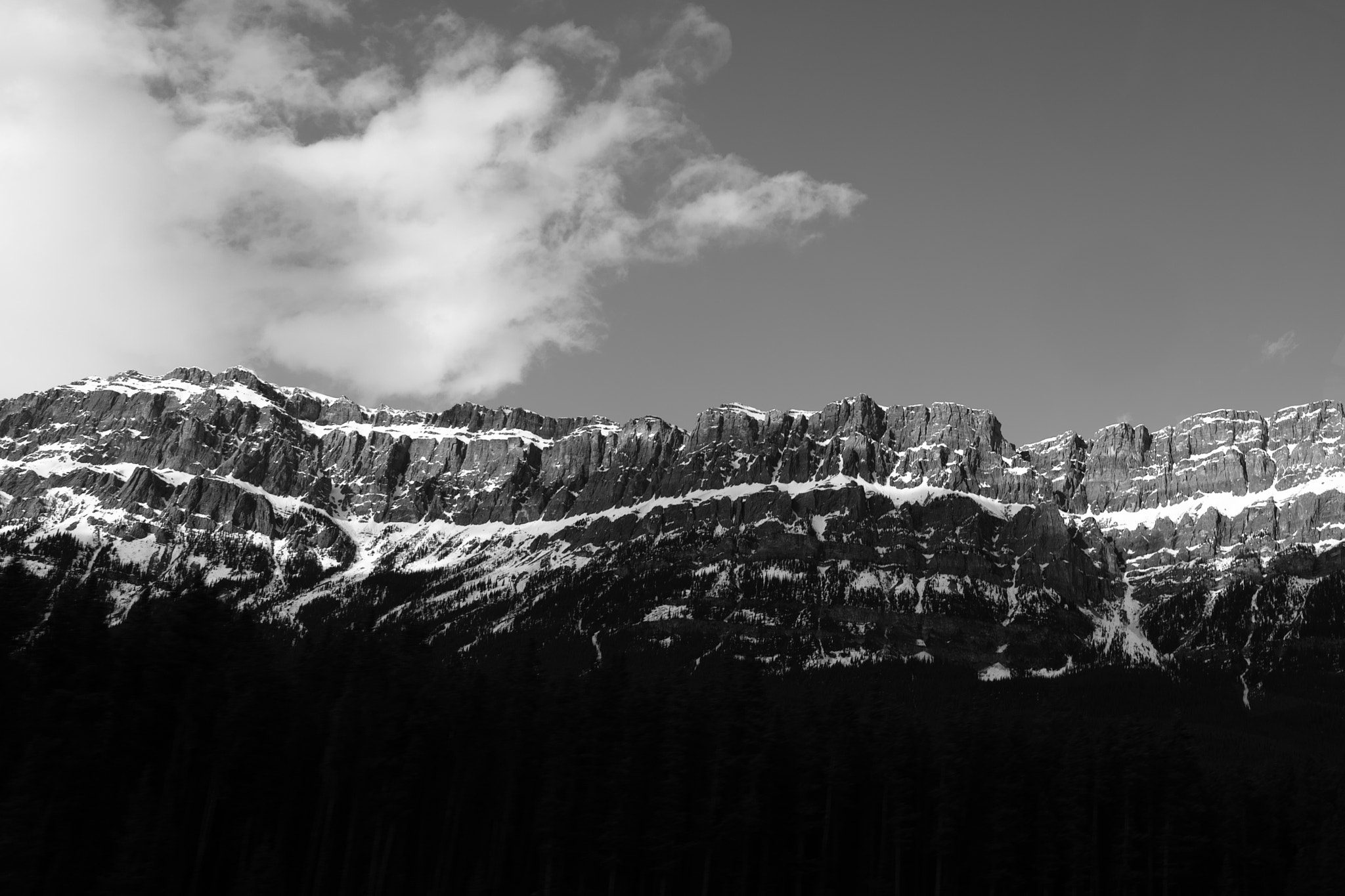 Sigma DP1 Merrill sample photo. Mountain wall photography