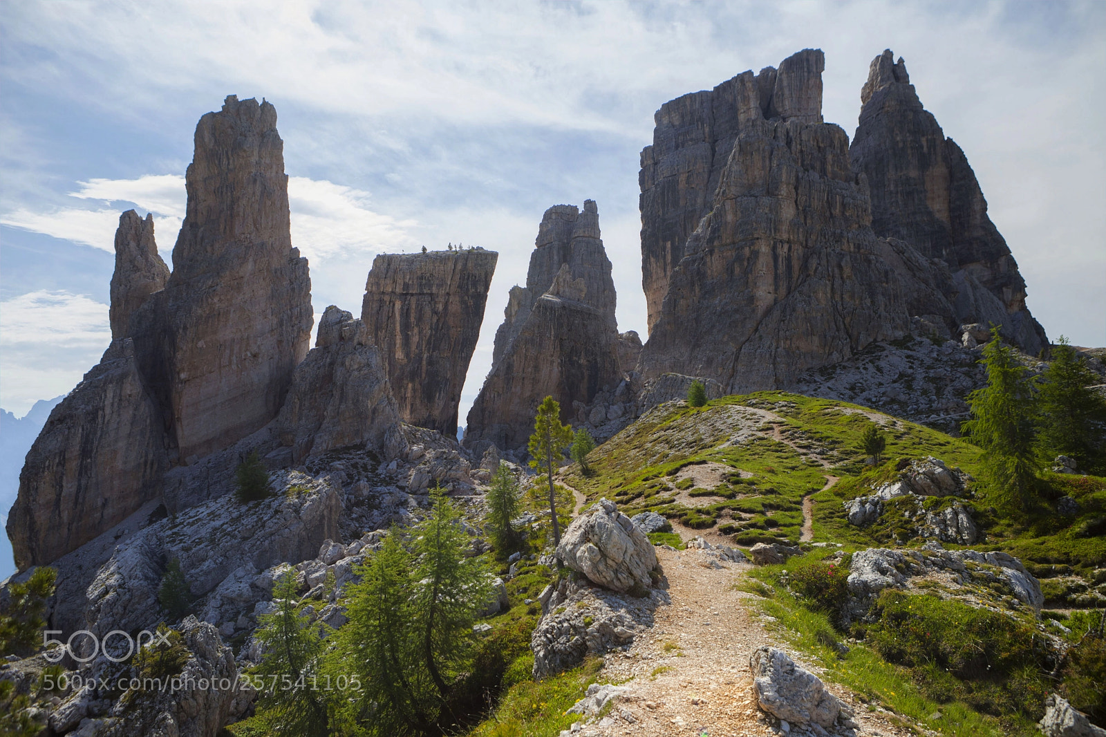 Canon EOS 5D Mark II sample photo. Cinque torri in morning photography