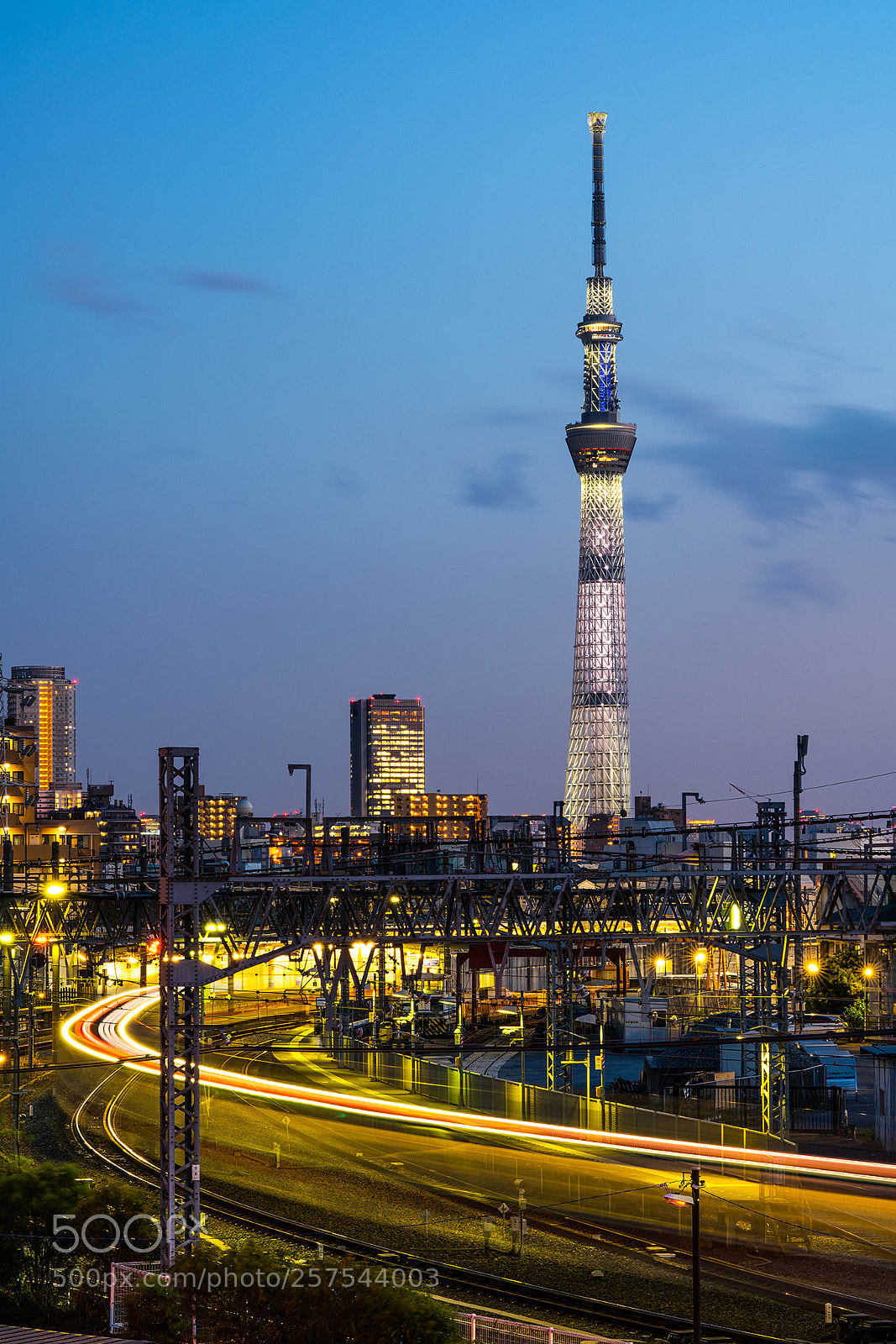 Sony a7R III sample photo. Tokyo sky tree sunset photography