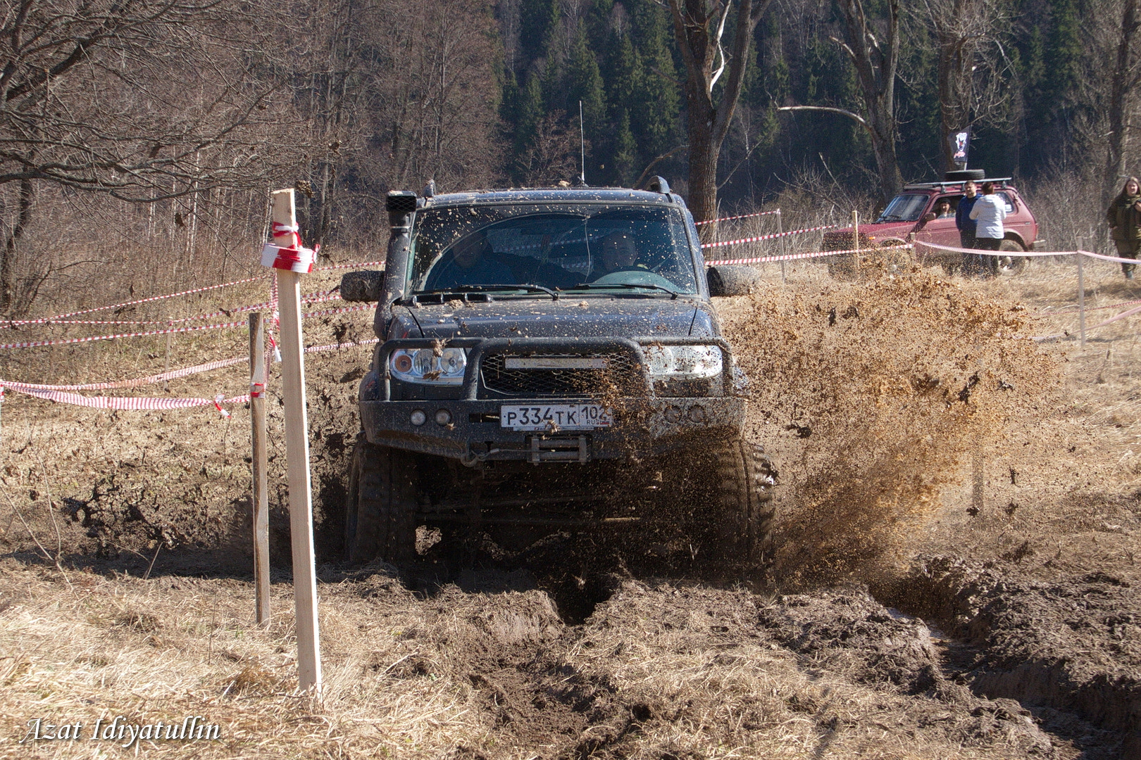 Canon EOS 7D + Sigma 18-200mm f/3.5-6.3 DC OS HSM [II] sample photo. Uaz patriot in off-road racing photography