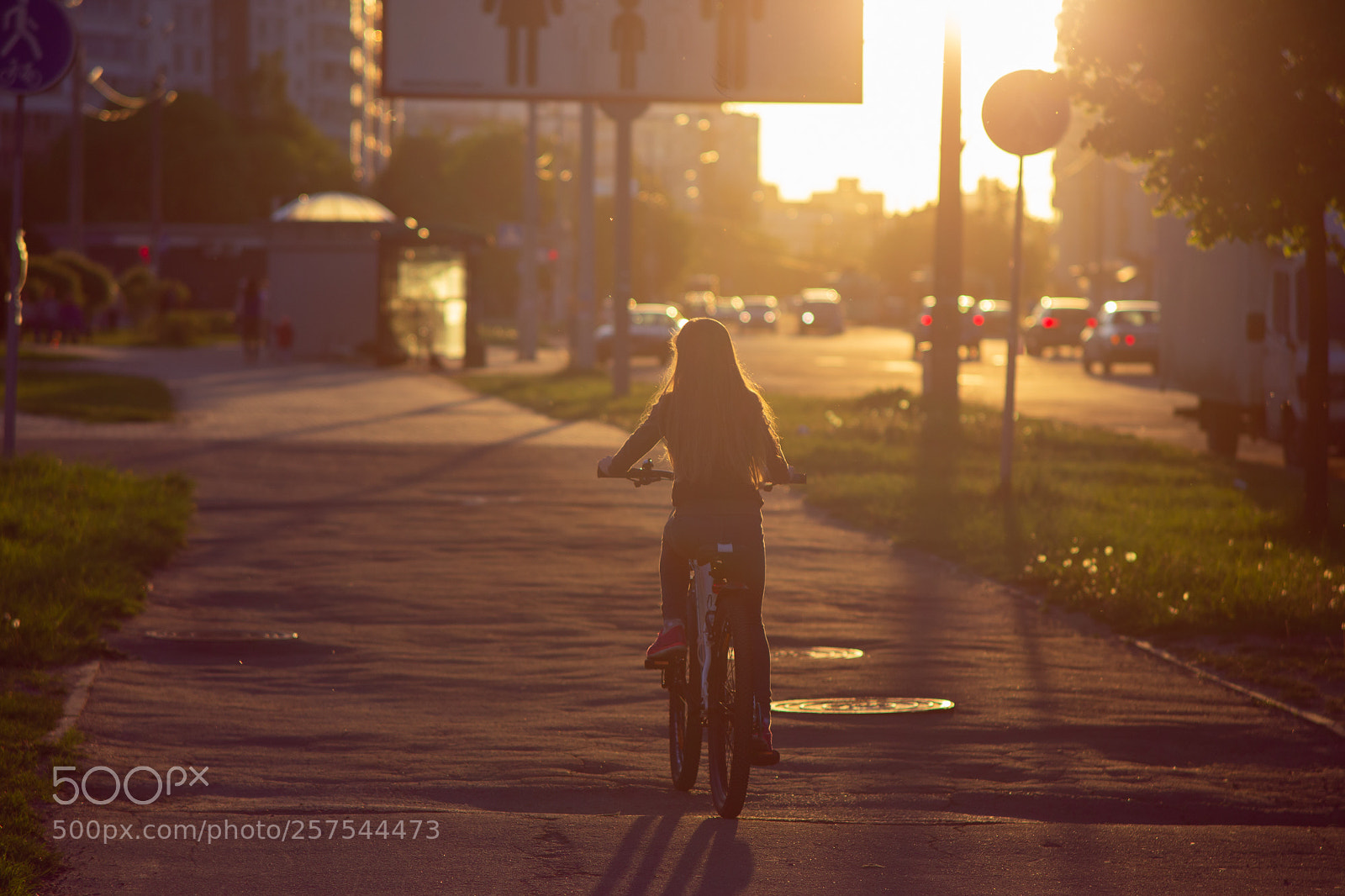 Canon EOS 6D sample photo. Evening cycling photography