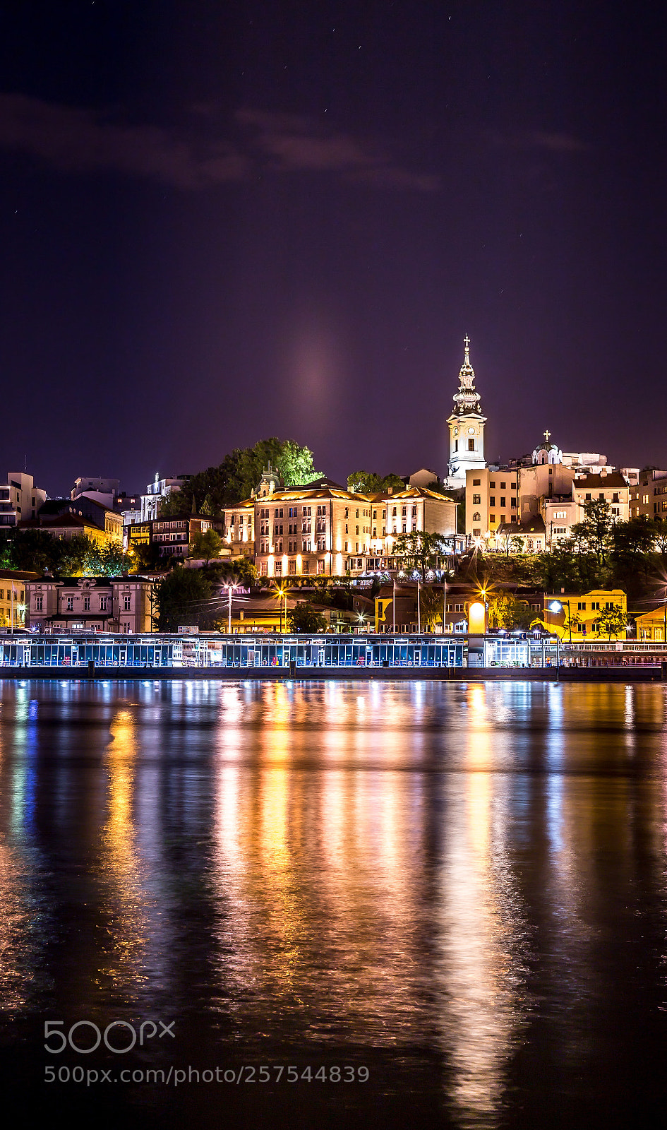 Canon EOS 6D sample photo. Belgrade dock and church 3 photography