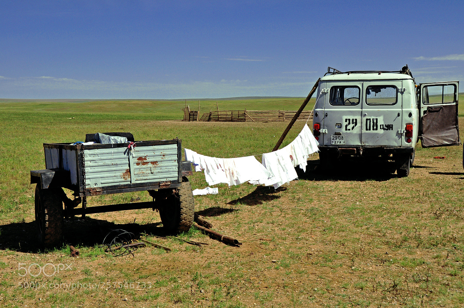 Nikon D90 sample photo. Mongolia-dry the clothes photography