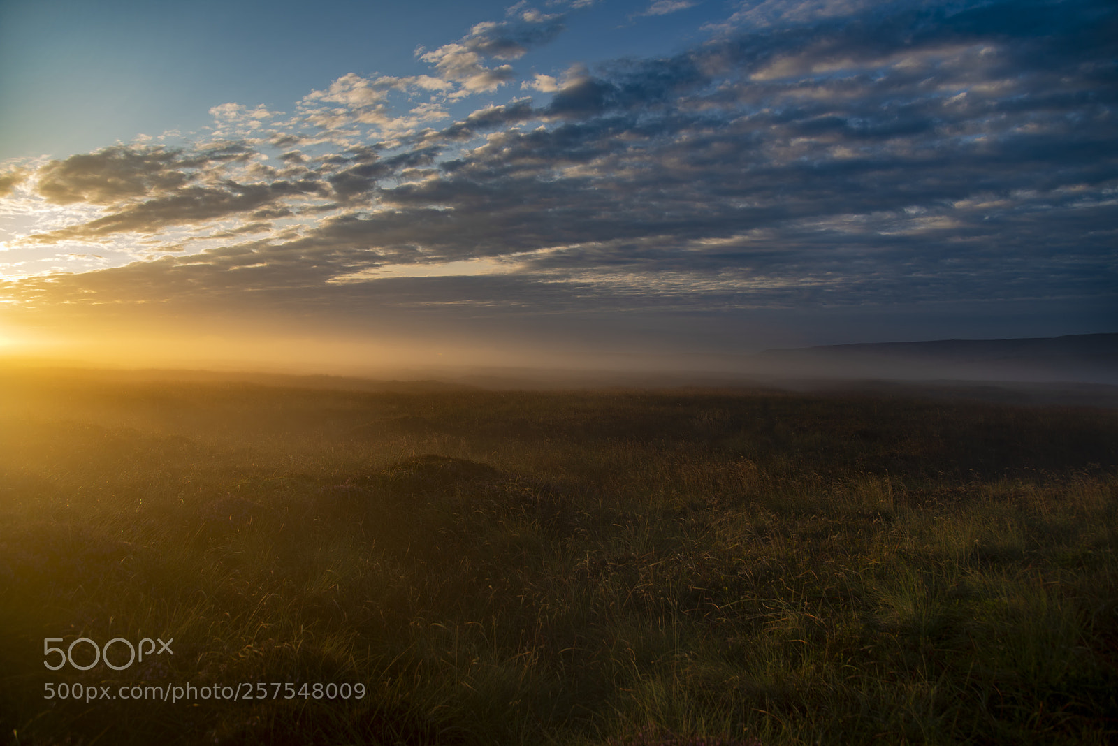 Nikon D750 sample photo. Sunrise over pennine way photography