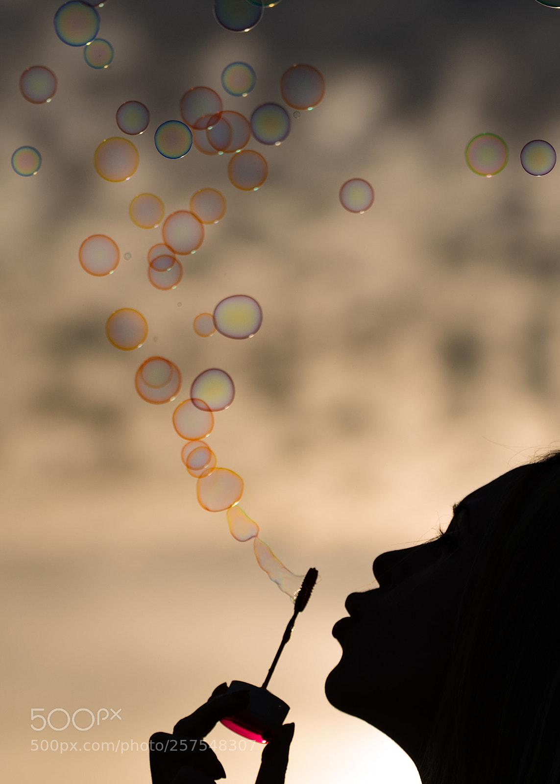 Nikon D750 sample photo. Sunset bubbles photography
