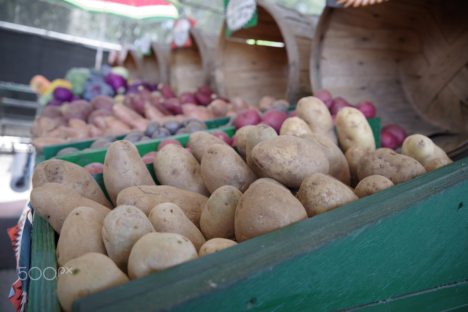 Pentax K-1 sample photo. Fresh farmers market fruit and vegetable produce stand photography