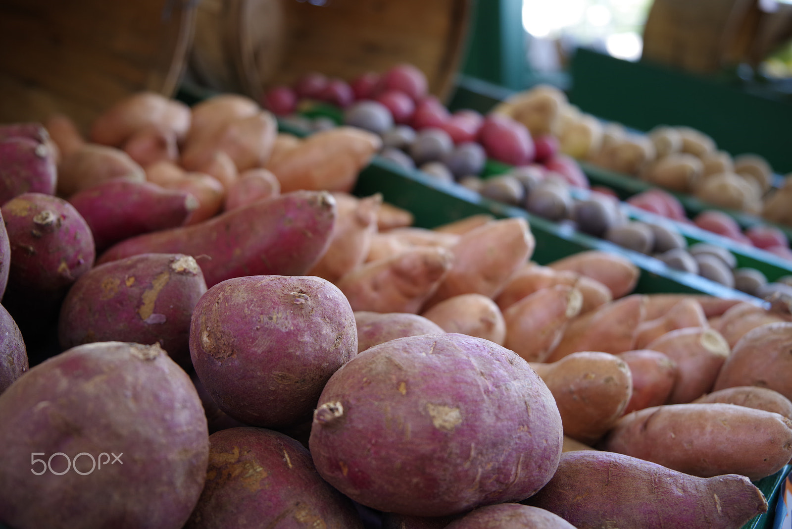 Pentax K-1 sample photo. Fresh farmers market fruit and vegetable procduce stand photography