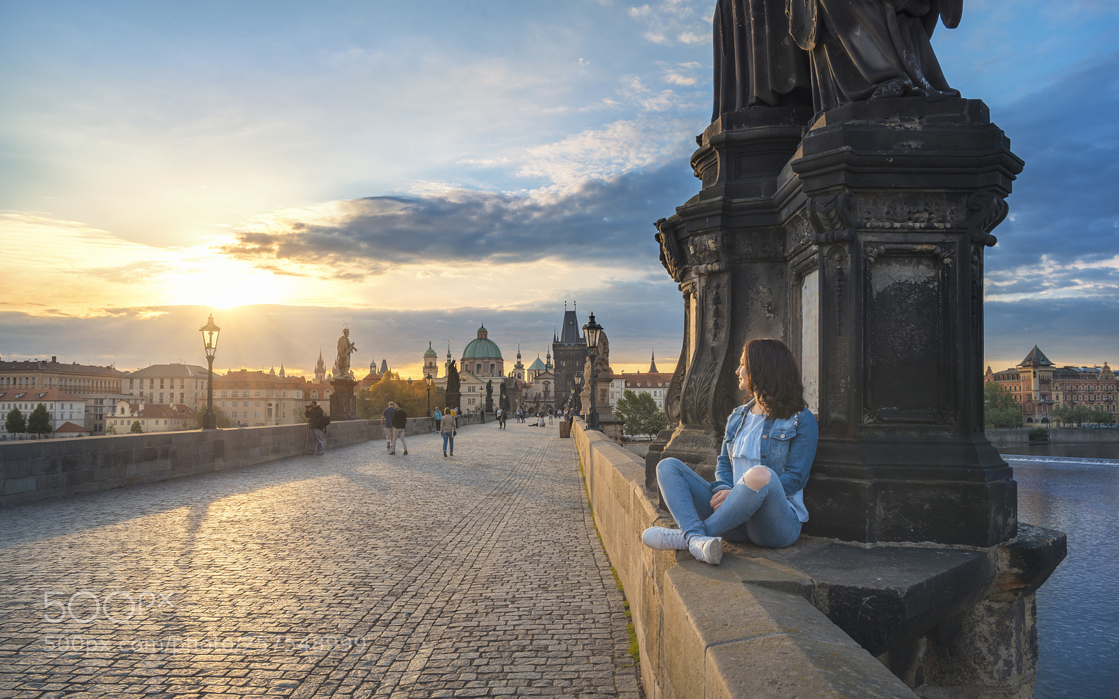 Nikon D750 sample photo. Girl watching the sunrise photography