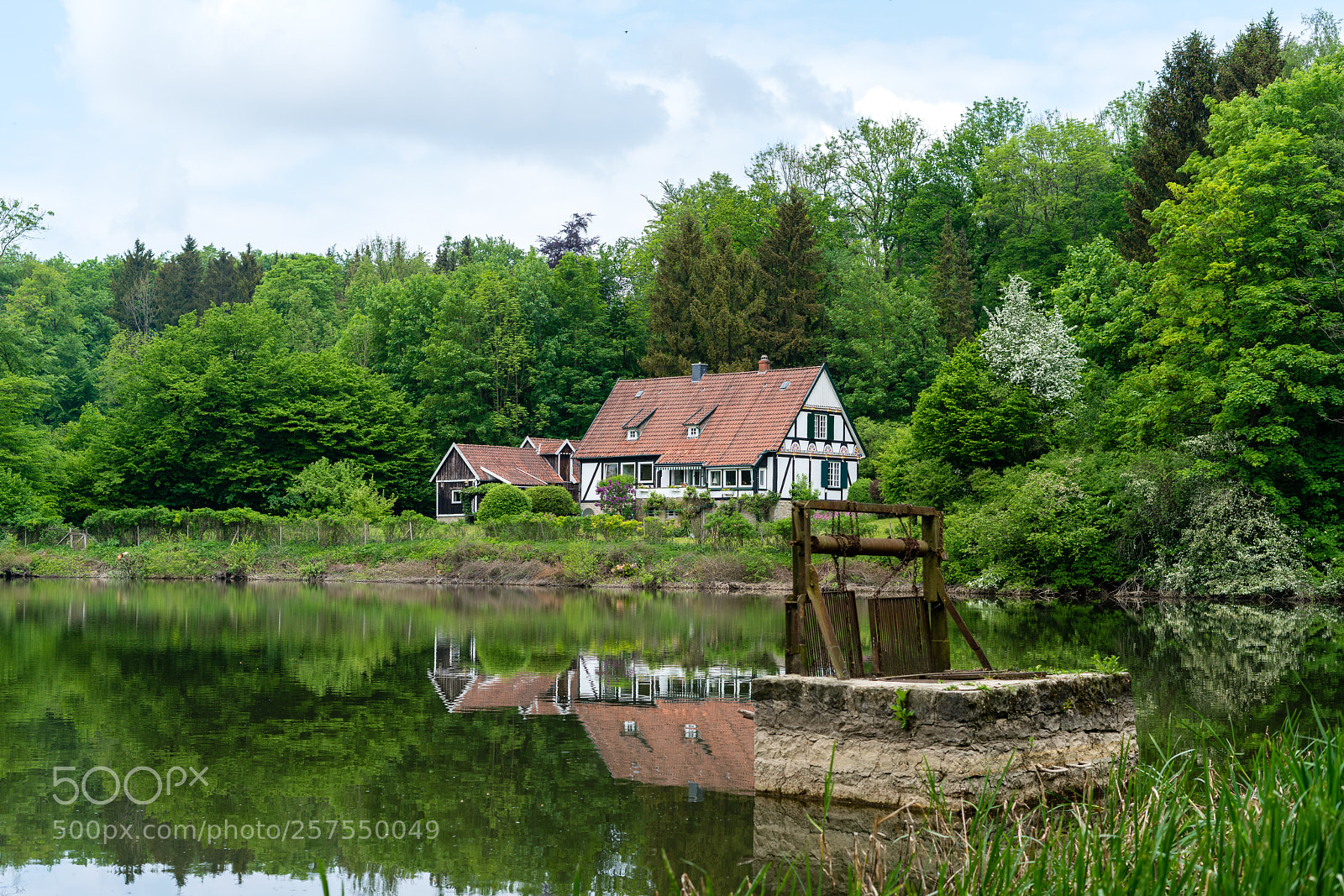 Sony a7R II sample photo. House at the lake photography