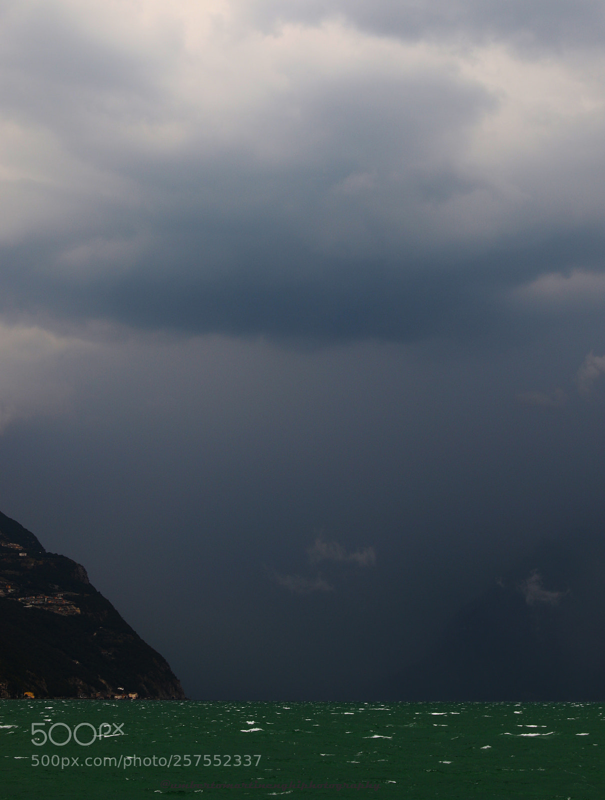 Canon EOS 7D Mark II sample photo. Bad storm on lake photography
