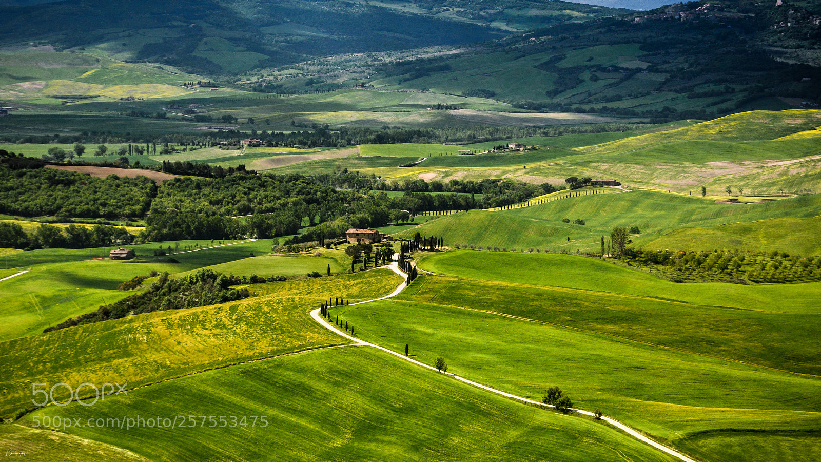 Nikon D7100 sample photo. The green val d'orcia photography