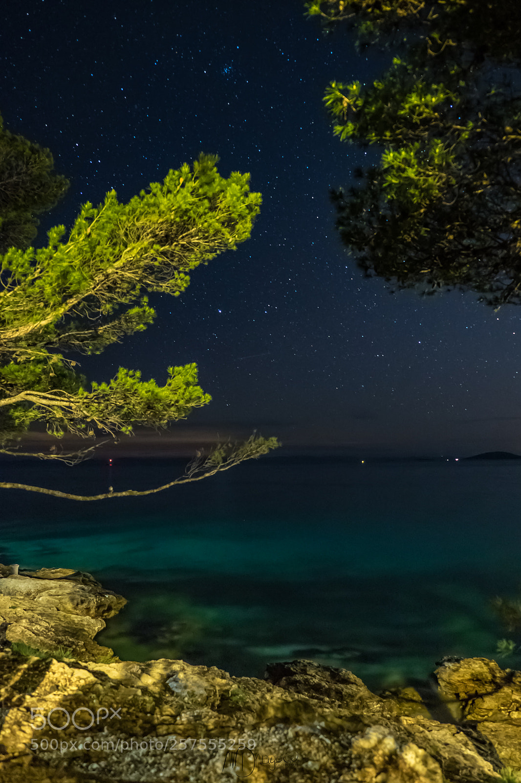 Fujifilm X-T10 sample photo. Night view murter photography